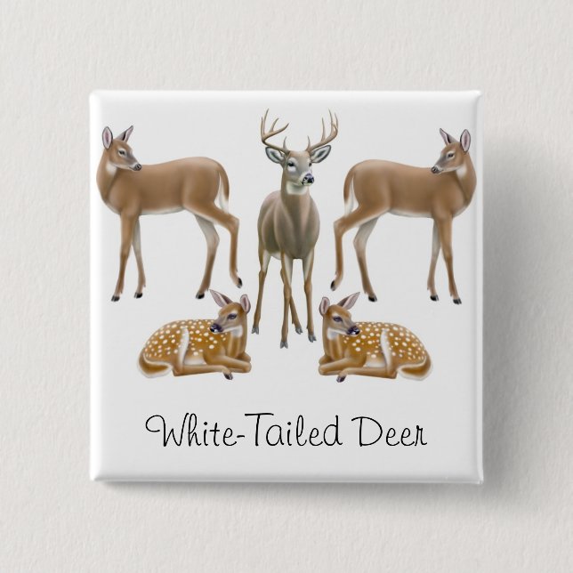 White Tailed Deer Pin (Front)