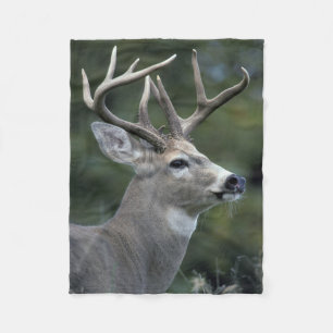 White-tailed Deer Washington State Fleece Blanket
