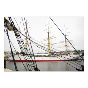 White tall ship - Photo Print