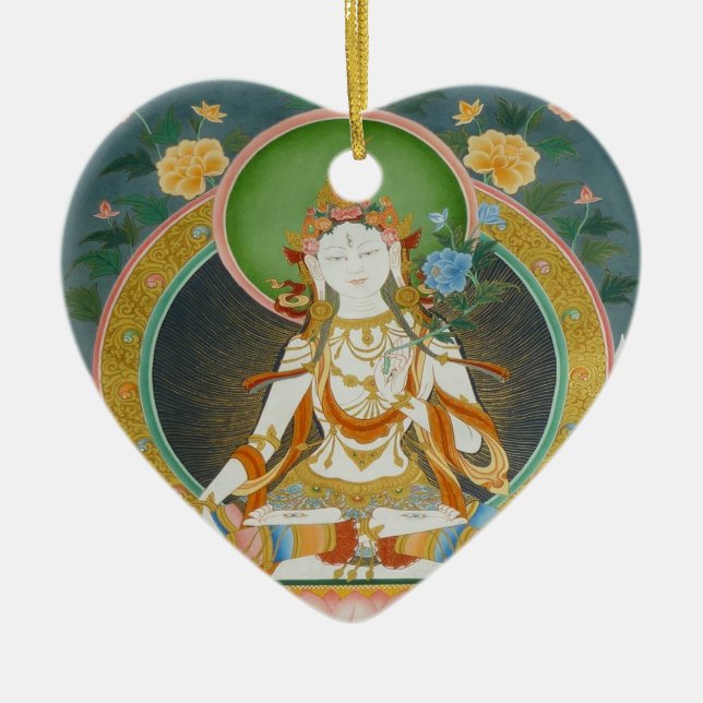 White Tara Ornament (Front)