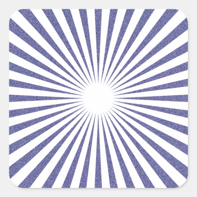 White Target - Square Sticker (Front)