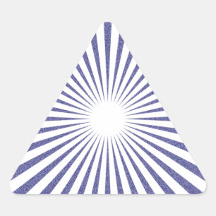 White Target - Triangle Sticker