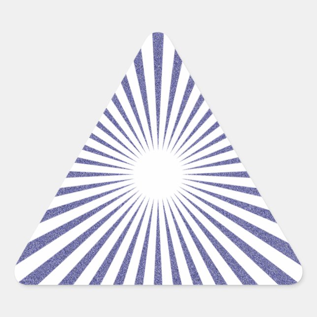 White Target - Triangle Sticker (Front)