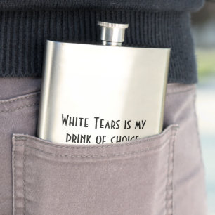 White Tears Drinking Flask