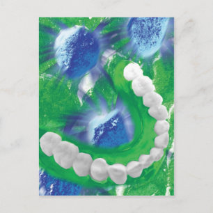 White Teeth Design Dentist Orthodontist Card