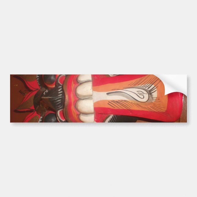 White Teeth Hakuna Matata cute Customize Product Bumper Sticker (Front)