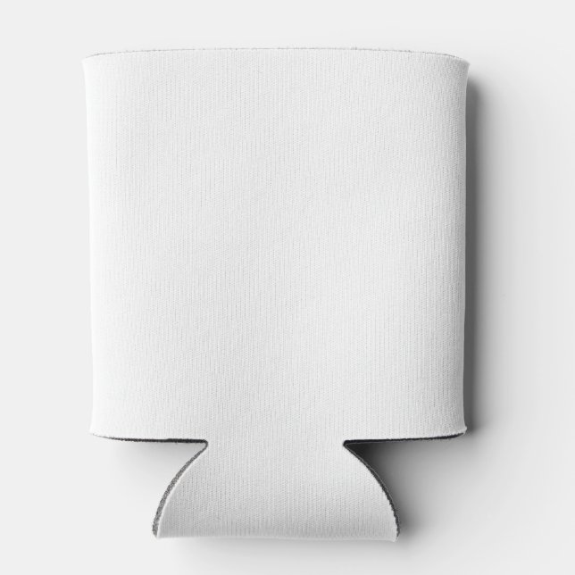 White Template Can Cooler (Back)