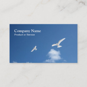 White tern business card