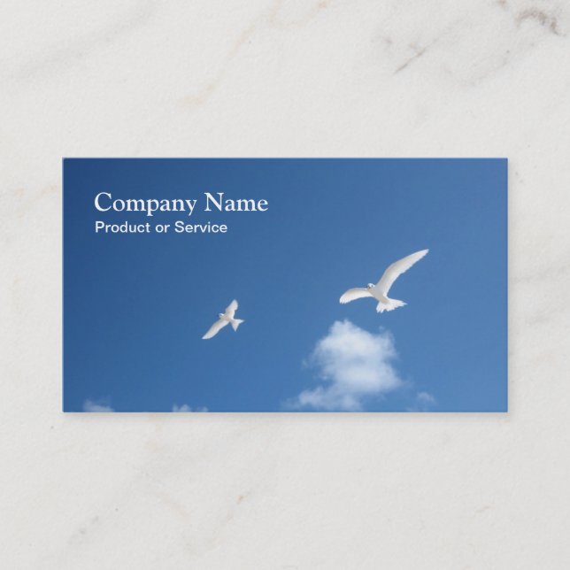 White tern business card (Front)