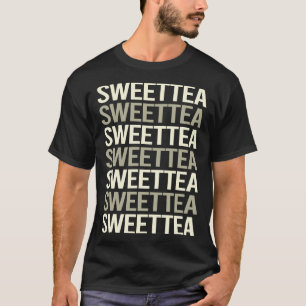 White Text Sweet Tea T-Shirt