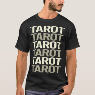 White Text Tarot T-Shirt