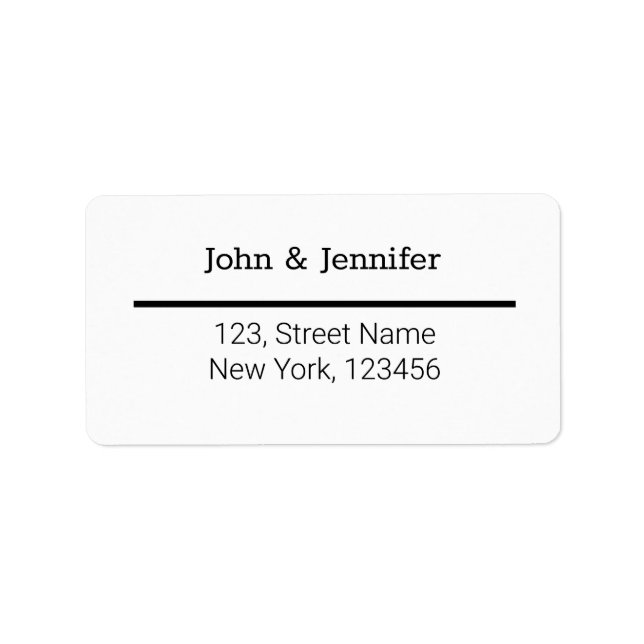 white TEXTURE SIMPLE MINIMAL TEXT STYLE LABELS (Front)