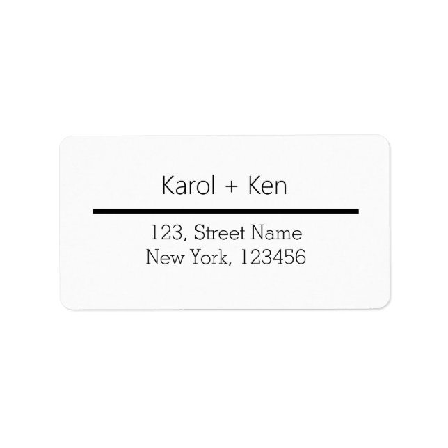 white TEXTURE SIMPLE MINIMAL TEXT STYLE LABELS (Front)