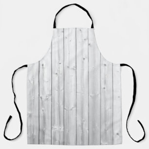 White texture wood surface apron