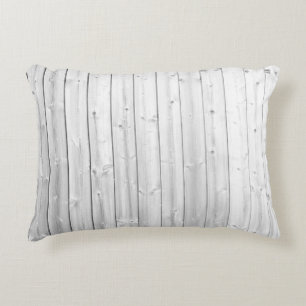 White texture wood surface decorative cushion