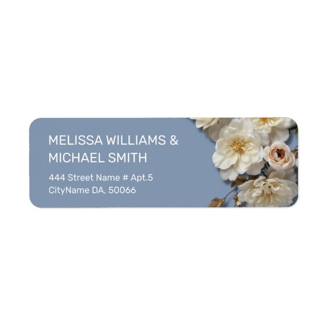 White Textured Roses | Wedding (Front)