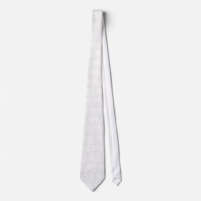 White Textured Tie (Front)