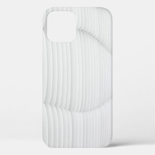 White textured wall iPhone 12 case