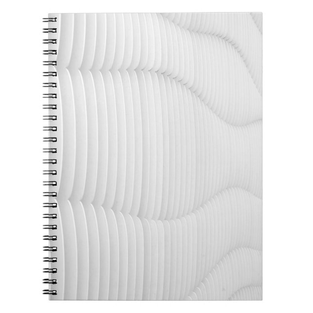 White textured wall notebook (Front)