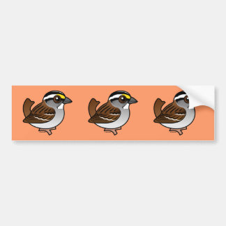 White-throated Sparrow Bumper Sticker