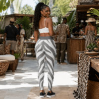 "WHITE TIGER" - ACTIVEWEAR LEGGINGS