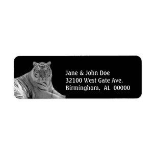 White Tiger Address Labels