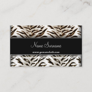 White Tiger and Black Business Card