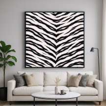 White Tiger Animal Pattern