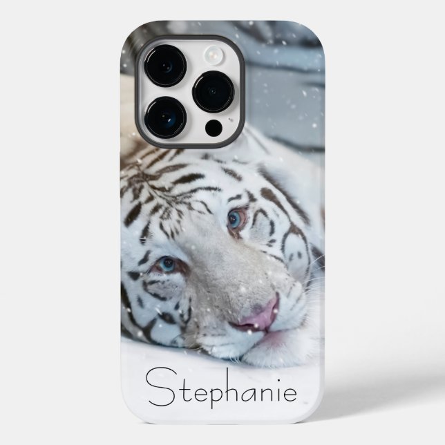 White Tiger Case-Mate iPhone Case (Back)