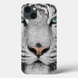 White Tiger iPhone 13 Case