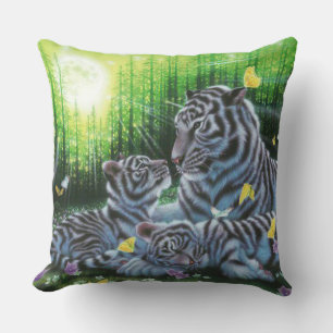White Tiger Cushion
