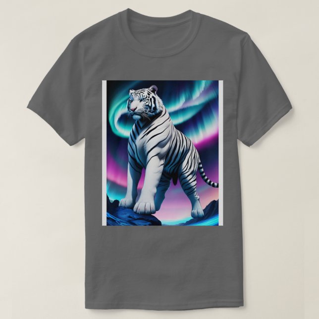 White Tiger Design 5 T-Shirt (Design Front)