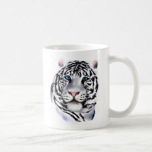 White Tiger Face Mug