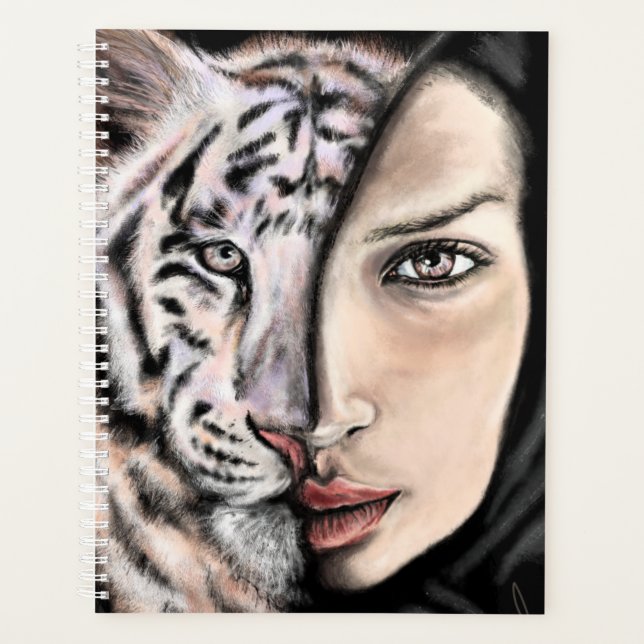 White Tiger Girl Planner (Front)