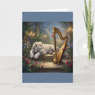 White Tiger & Golden Harp Card