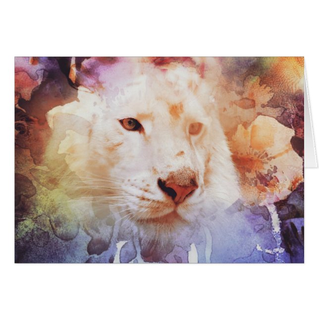 White Tiger Grunge (Front Horizontal)