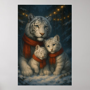 White Tiger – Guardian of Light – ManJiangHong Art Poster