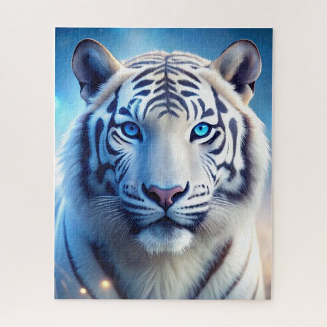 White Tiger Jigsaw Puzzle (Vertical)