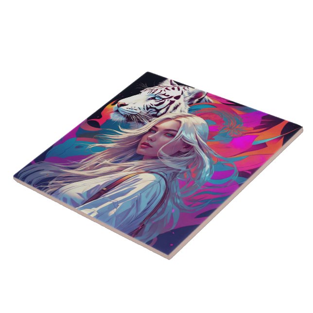 White Tiger  Keep or design your own Tile (Side)