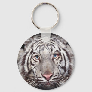 white_tiger_keychain key ring