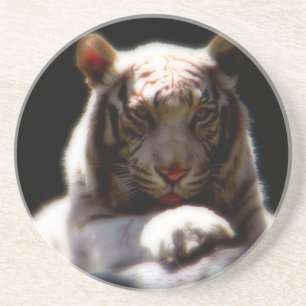 White Tiger Mirage Coaster