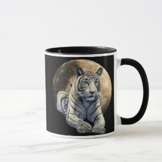 White Tiger Moon Mug