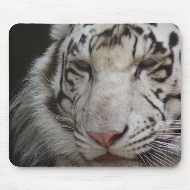 White Tiger Mouse Mat (Front)