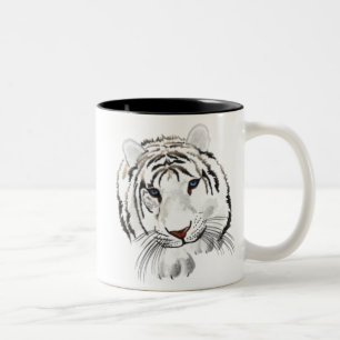 White Tiger mug