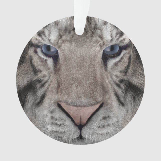 White Tiger Ornament (Front)