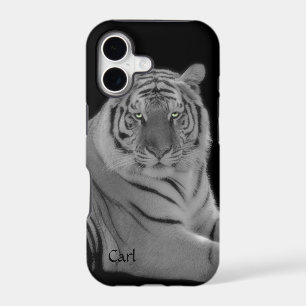 White Tiger Photograph iPhone 5 Phone Case