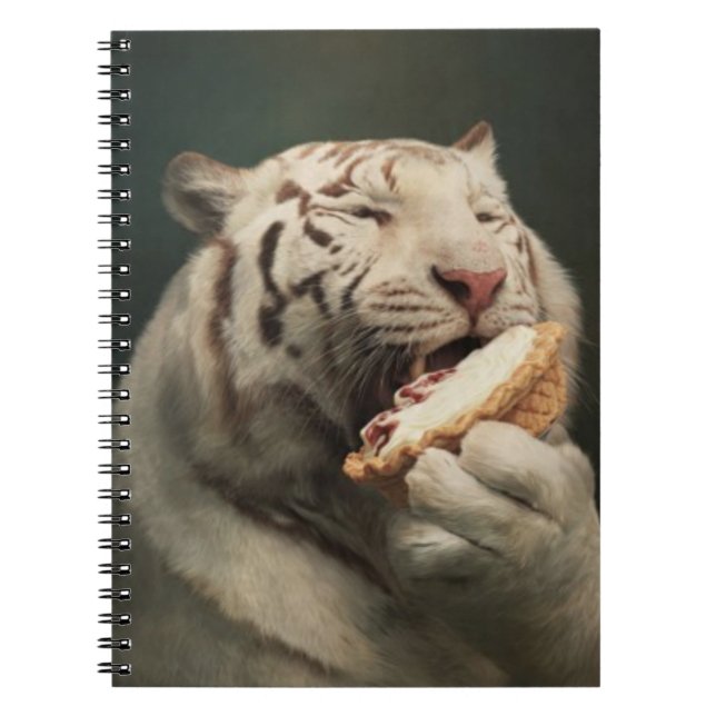 White Tiger Pie Notes – Elegant Notebook (Front)