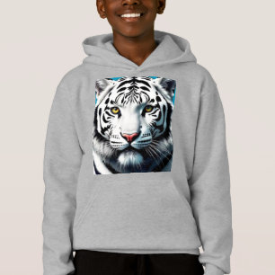 White Tiger Pop Art – Fierce & Colorful Wild Cat 