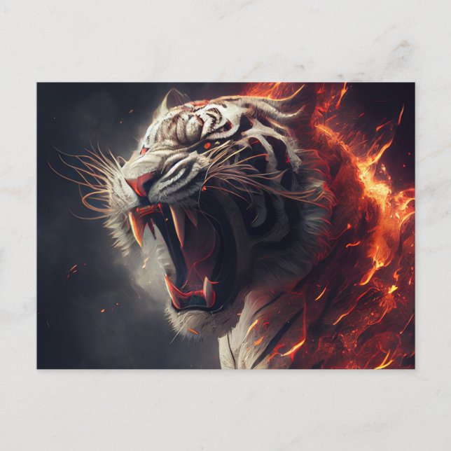 White Tiger Postcards (Front)