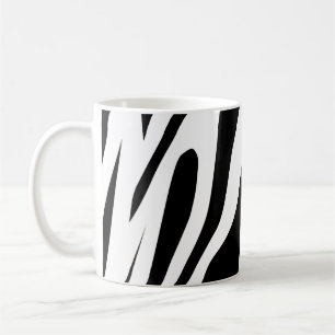 White Tiger Seamless Pattern  Coffee Mug